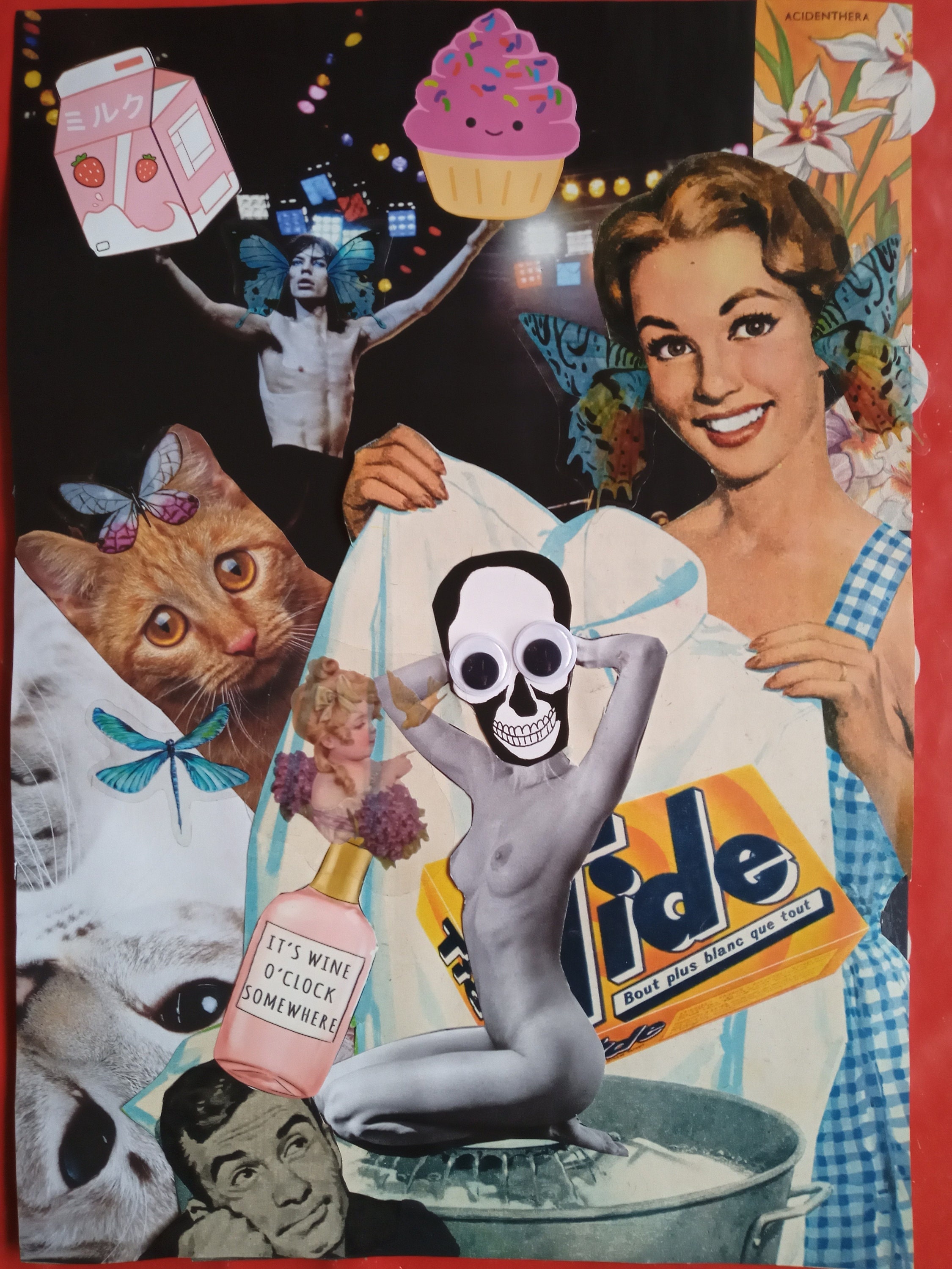Non-refractory identity collage