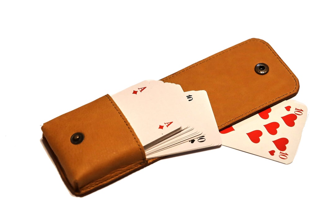 Playing Cards Case Leather for Skat Sheet Etsy Israel