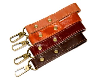 Classic Leather Key Lanyard · Handmade · Robust, classic, handcrafted leather key lanyard
