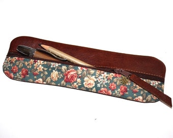 x Pencil case Pencil case ROSEN LEATHER & fabric