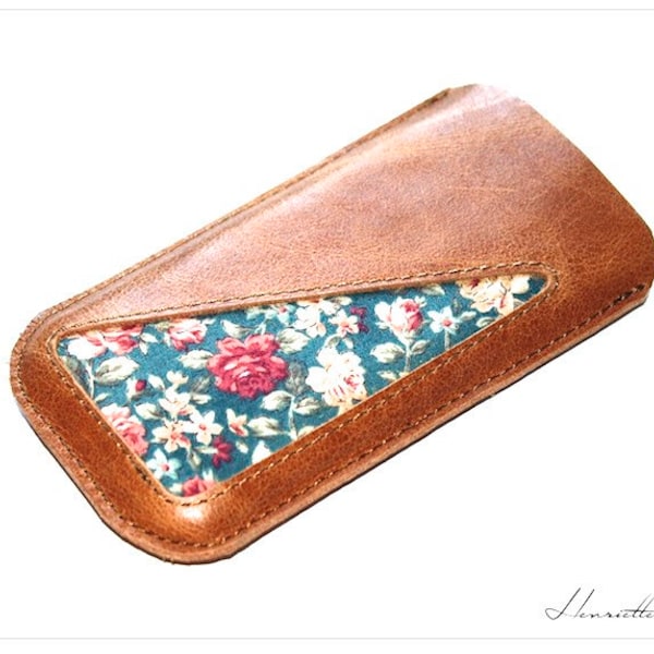 Elegant mobile phone case for smartphones leather & Fabric