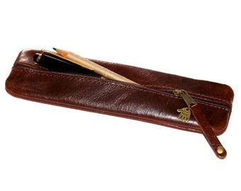 Pencil case Uni pencil case leather also for MEN