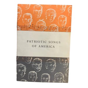 Vintage 1956 Patriotic Songs of America John Hancock Insurance Co Pamphlet Book