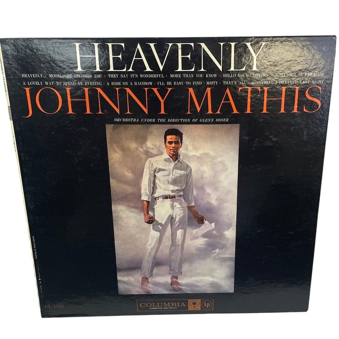 Vintage 1959 Johnny Mathis Heavenly Glen Osser Music LP Vinyl Record - Etsy