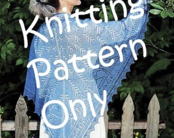 New Fiber Trends S-2001 The Peace Shawl Knitting Pattern