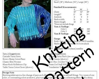 New Christine Bylsma Designs Eclipse Pullover Sweater Knitting Pattern