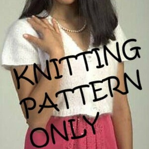 New Vanessa Ewing Plymouth Yarn 2210 Angora Wedding Jacket Knitting Pattern