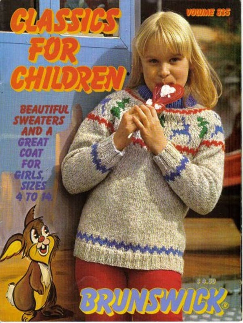 Vintage 1983 Classics for Children Brunswick Volume 835 Knitting ...