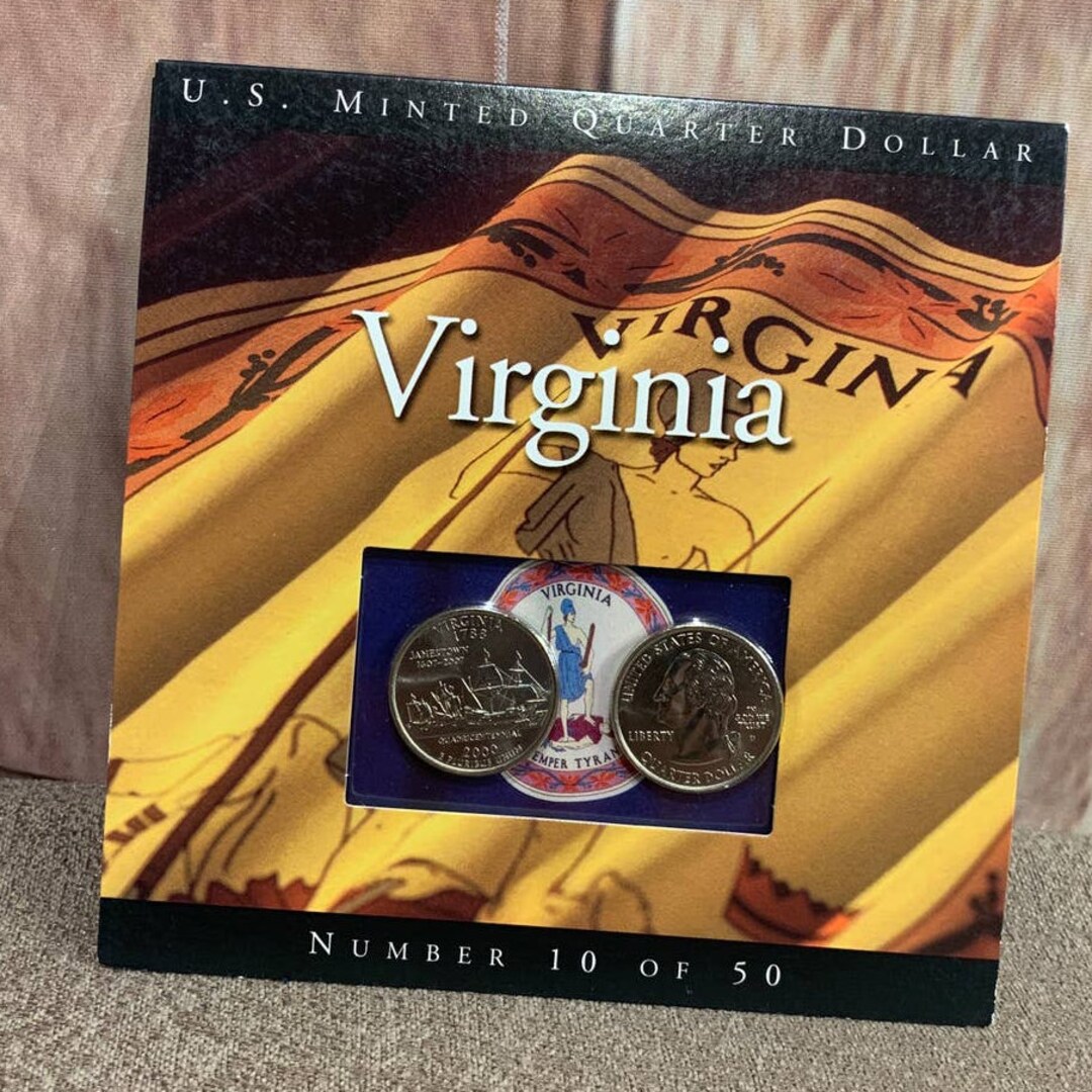 US Minted Quarter Dollar New Hampshire Numbered Coin Set Sealed 10 of