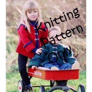 New Bev Galeskas Fiber Trends CH31 Child&#39;s Felt Jacket Felted Knitting Pattern
