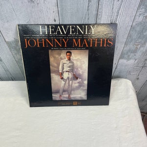 Vintage 1959 Johnny Mathis Heavenly Glen Osser Music LP Vinyl Record