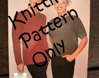 New SR Kertzer Limited S120 Pinstripe Pullover Sweater Knitting Pattern