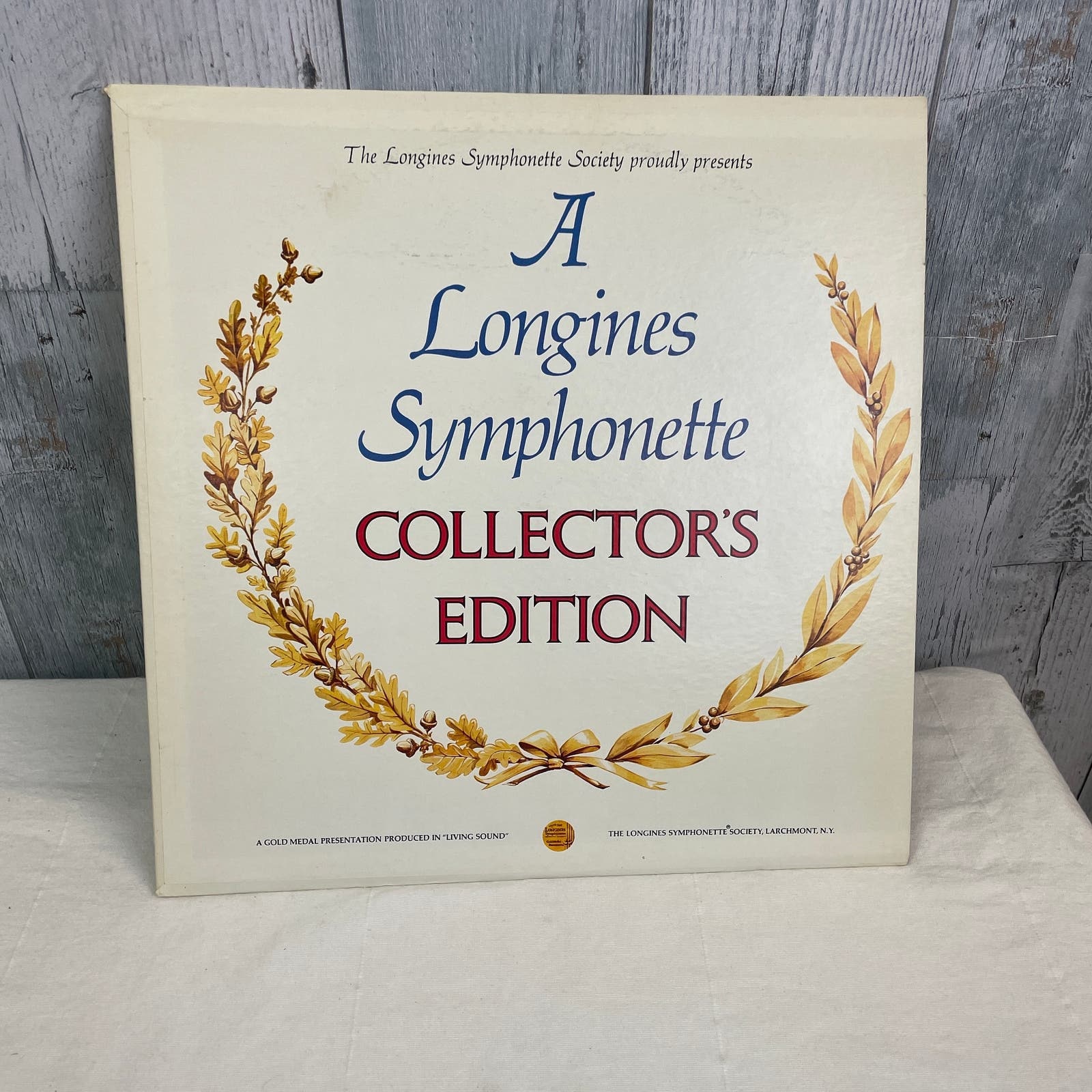 The longines symphonette recording society gold medal presentation hotsell