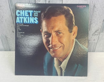 Vintage 1969 Relaxin' With Chet Atkins Camden Stereo Vinyl LP Record Album