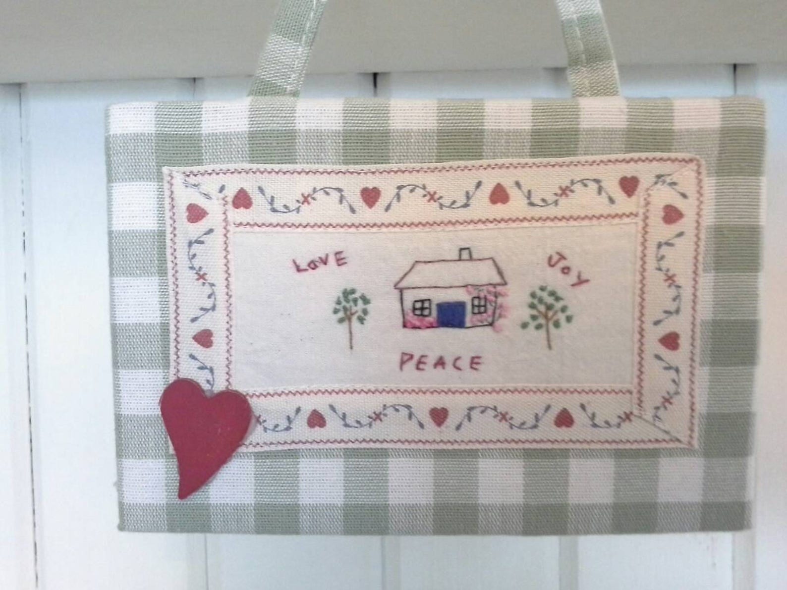 Cottage Themed Picture. Cottage Wall Hanging. Cottage Plaque. Etsy