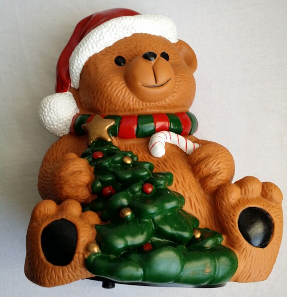 musical christmas teddy bear