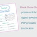 Printable Chore Chart for Kids - Etsy