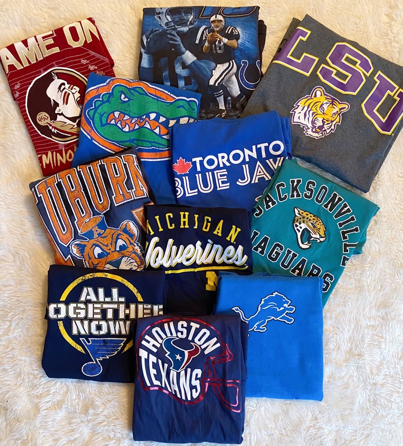 Sports College Professional T-Shirt Style Bundle Mystery Box