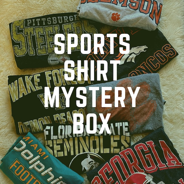 Sports College Professional T-Shirt Style Bundle Mystery Box Game Day Outfit