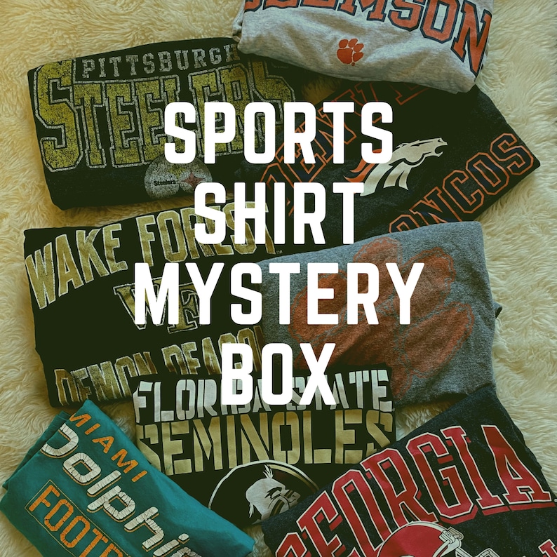 Sports College Professional T-Shirt Style Bundle Mystery Box