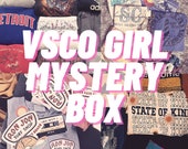 VSCO Girl Mystery Box Style Summer Thrifted Short Sleeve