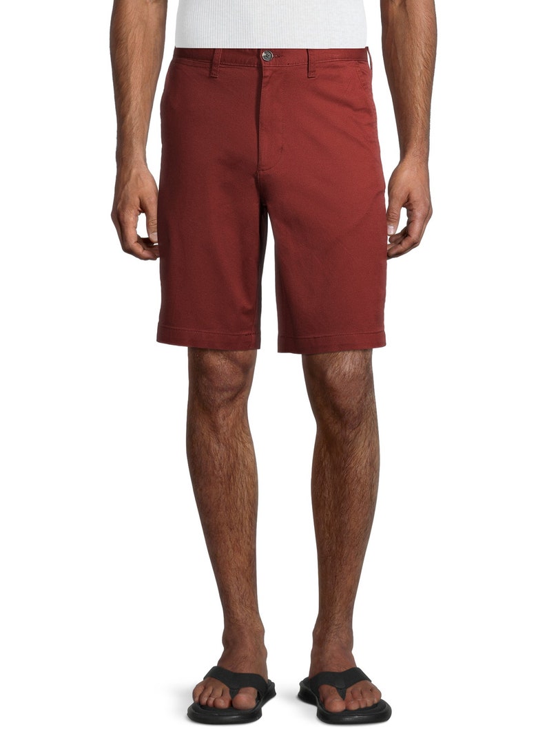 44 46 George Men/'s 10 Flat Casual Front Shorts 30 32 34