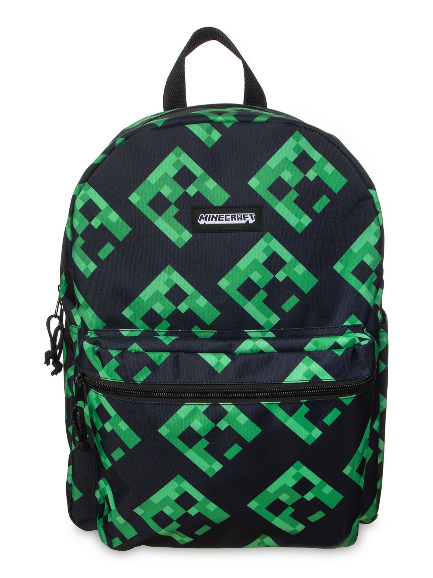 Bioworld Minecraft Backpack 16in Book Bag for Kids Creepers Etsy