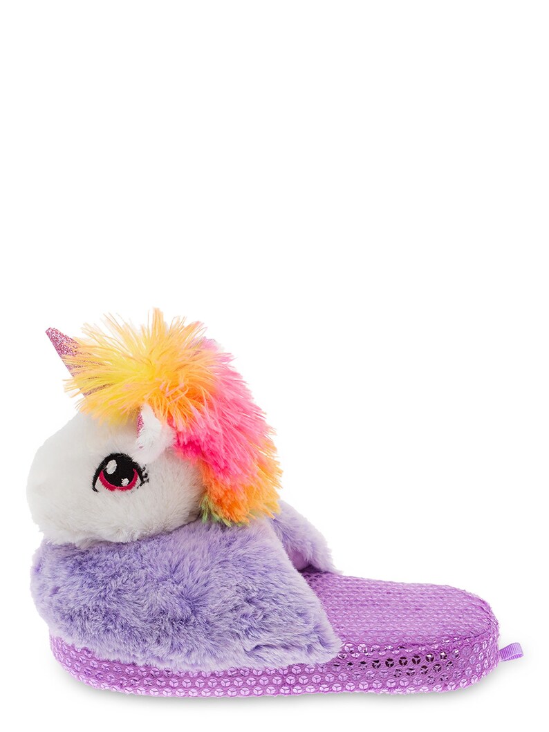 NWT Wonder Nation Girls 3D Unicorn Scuff Slipper Sz 11-1
