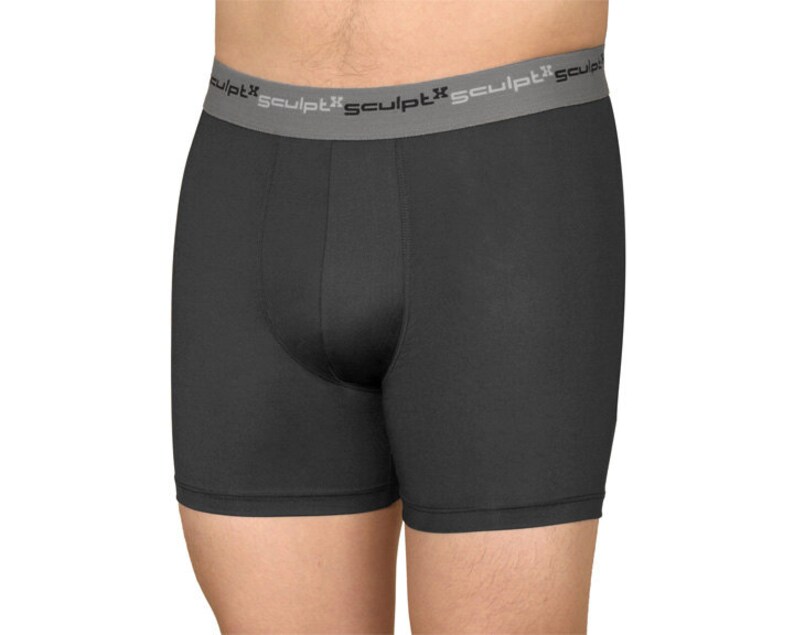 SculptX Mens Black Performance Boxer Briefs With Benefits Etsy