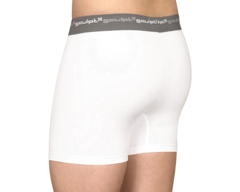 Sale Sculptx Mens White Performance Boxer Briefs With Benefits