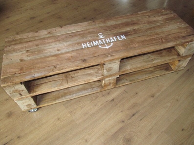 Table basse en bois recyclé port dattache image 4