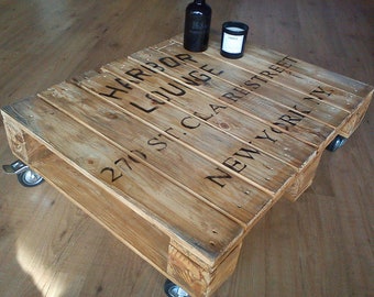 Design Table Industrial Pallet *Harbor Lounge"