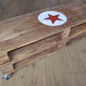 Palette Lowboard/Table Basse Red Star image 3