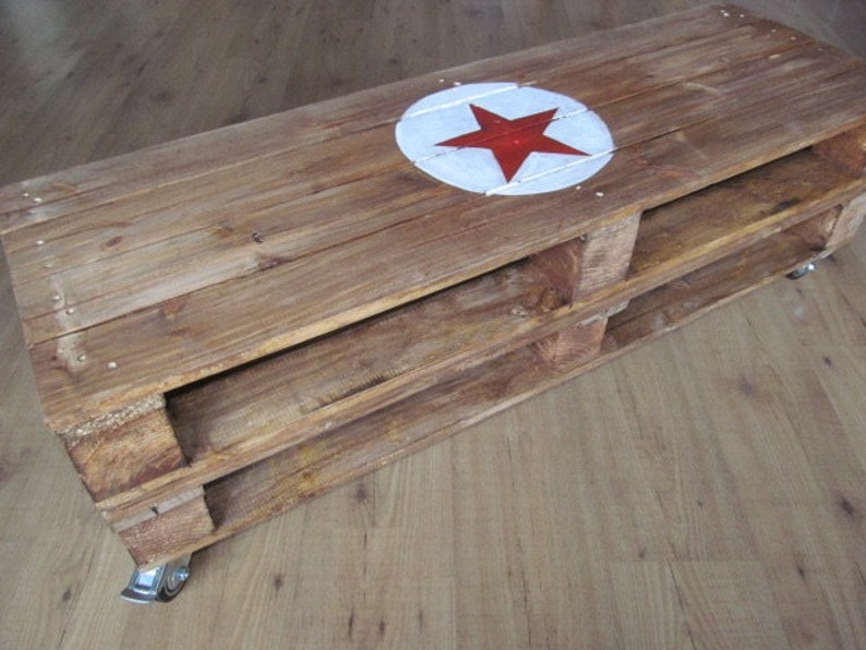 Palette Lowboard/Table Basse Red Star image 3