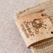 Folding leather labels, cented fold cokr leather labels, labels for handmade items, custom clothing labels, leather labels personalized, 25