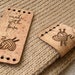 see more listings in the Cork Leather Labels section