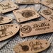 Clothing labels, custom labels, knitting labels, logo labels, cork leather labels, CHOOSE your shape, size and design, set of 25 pc