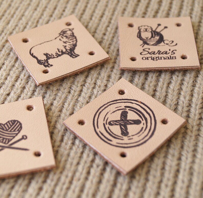 Product Tags Leather Labels Labels for Handmade Items Etsy