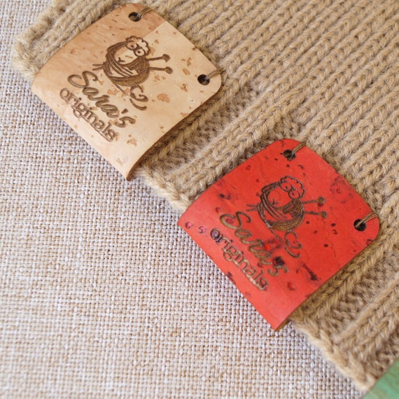Labels for Handmade Items, Folding Labels, Vegan Product Tags