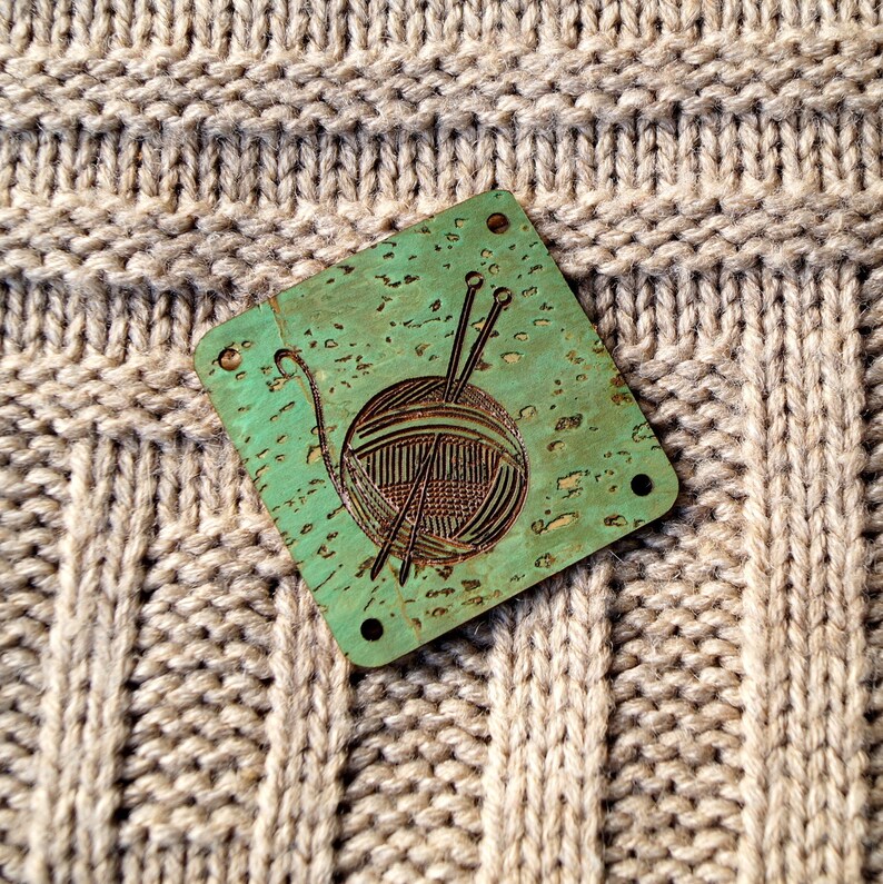 Custom Knitting Labels Clothing Labels Crochet Labels Etsy