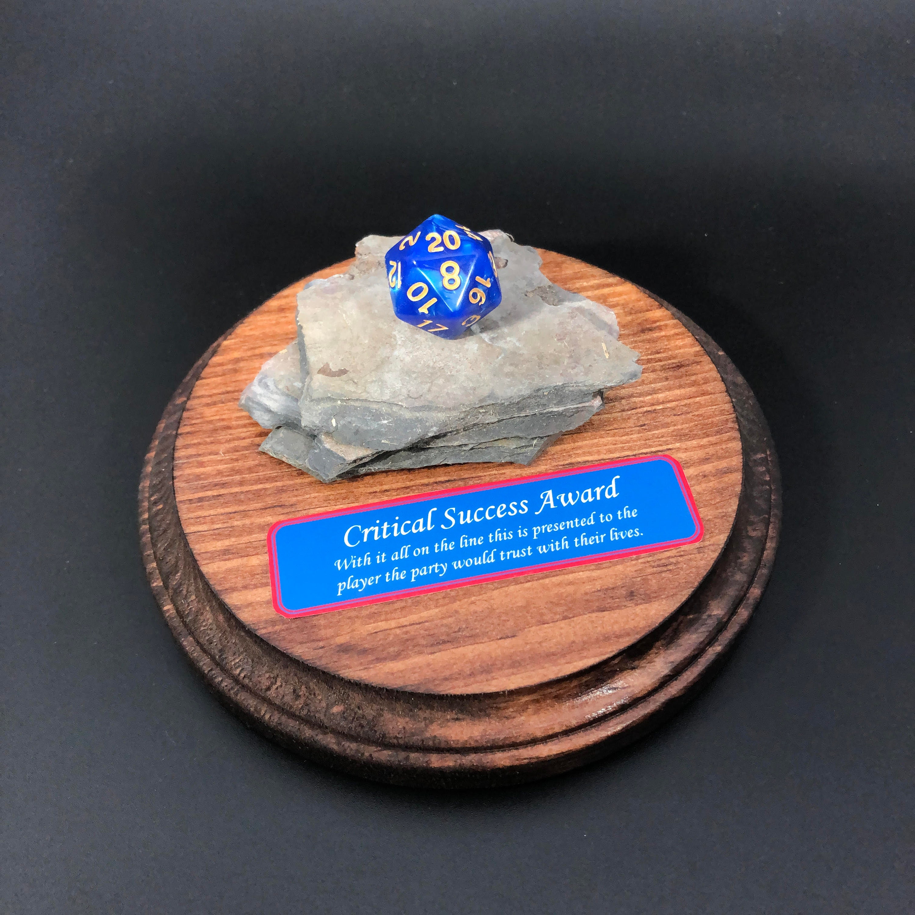 Natural 20 D&D Award Critical Success Gift for Nat20 RPG or Dnd Custom ...
