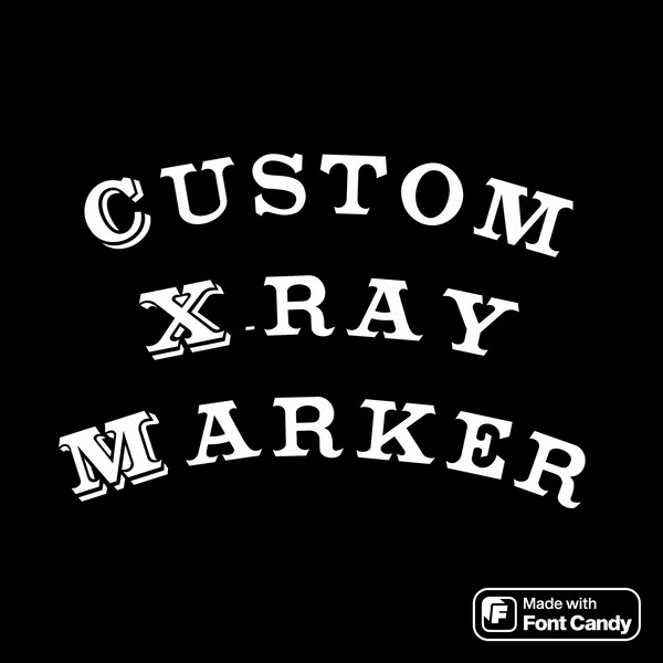 Custom Xray Markers Etsy