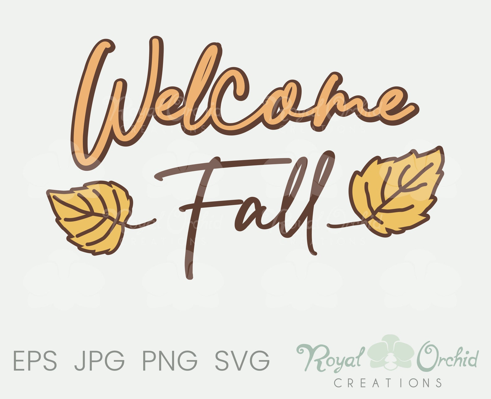 Welcome Fall, SVG Files for Cricut, Silhouette - Etsy