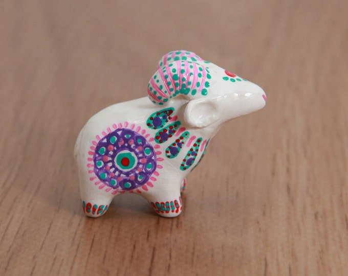 Cute Little Sheep Animal Totem Polymer Clay Animal OOAK Etsy