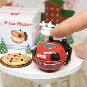 Pizza Maker NEW openable Handmade Dollhouse 1:12 Scale 