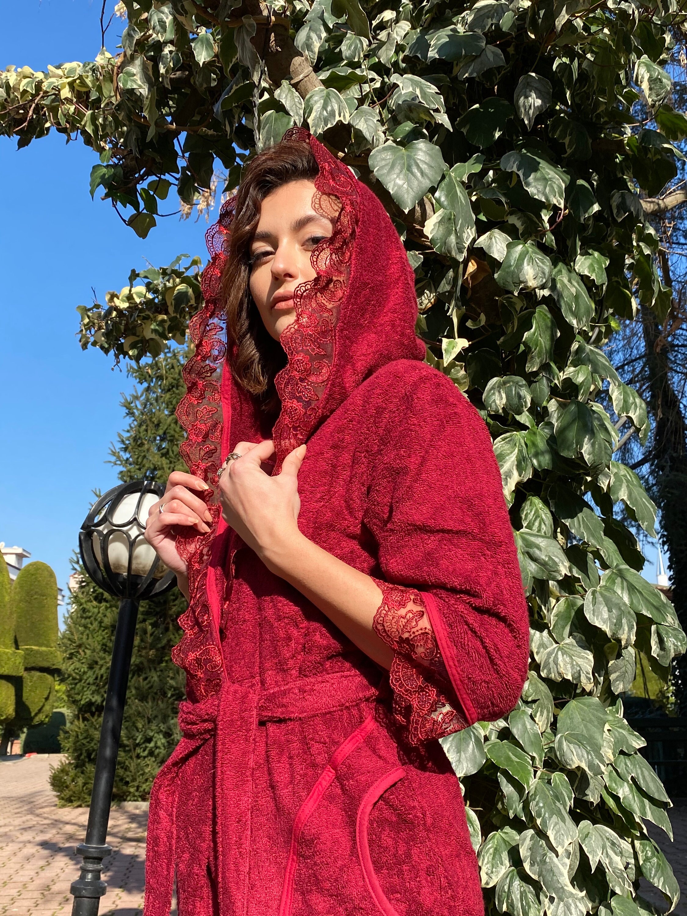 Red Robe Exotic Robe Gifts for Her Braidsmaids Gifts Etsy