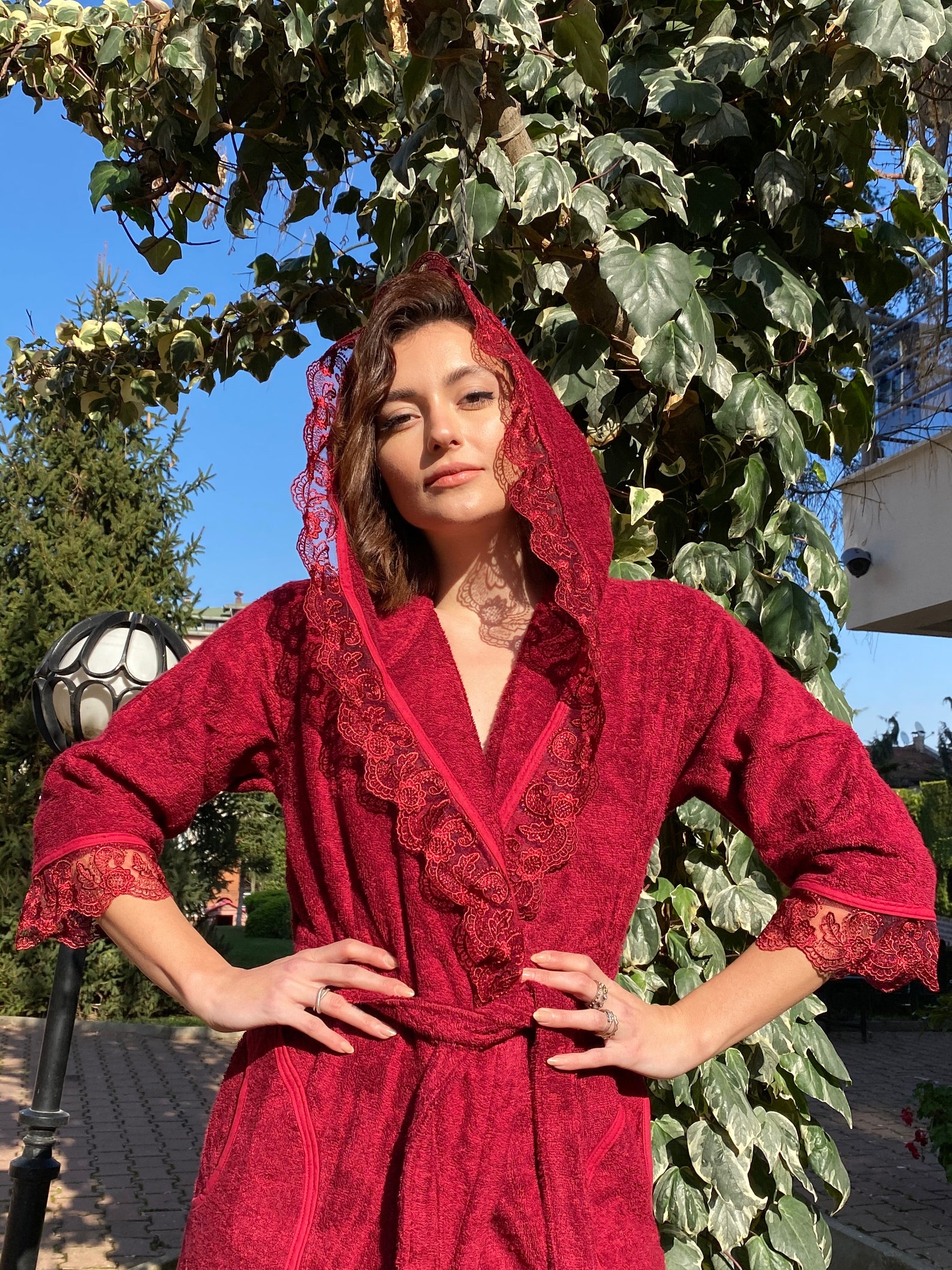 Red Robe Exotic Robe Gifts for Her Braidsmaids Gifts Etsy