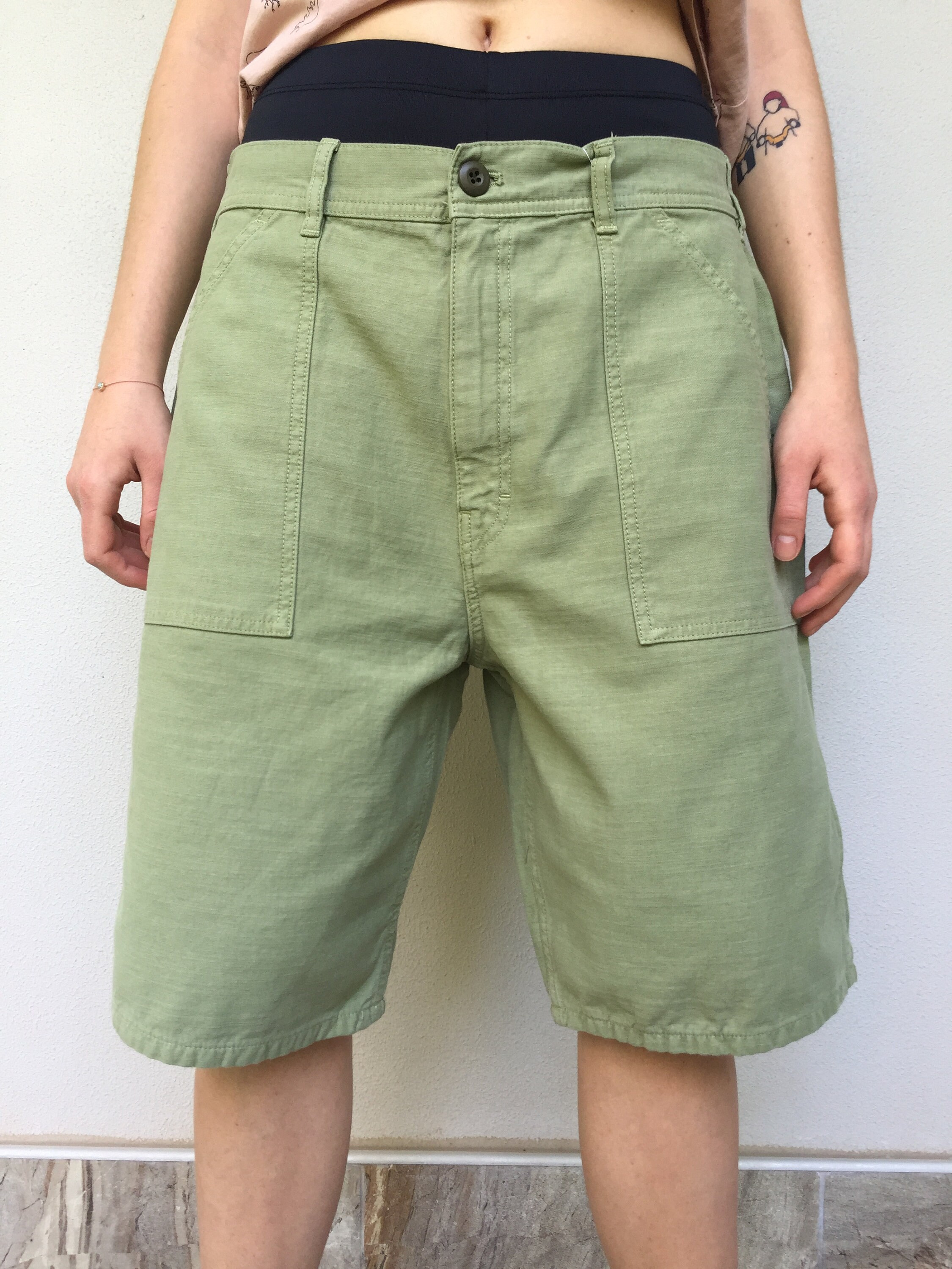 Loose Short Baggy Shorts Basic Short Minimal Shorts Print Etsy