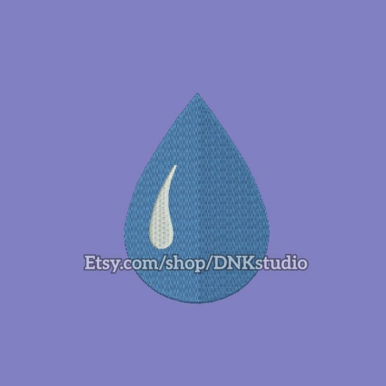 Water drop embroidery design 6 sizes instant download  etsy Water drop embroidery design 6 sizes instant download  etsy