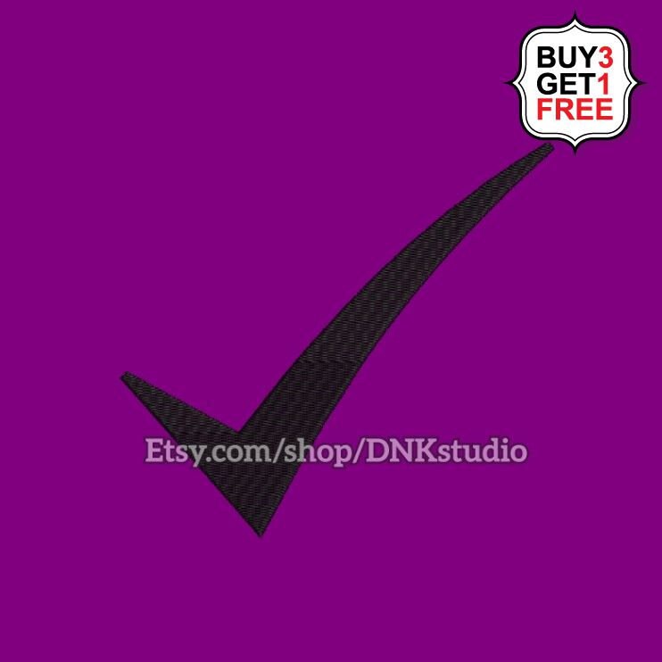 Check mark jessecmault design 6 sizes instant download  etsy